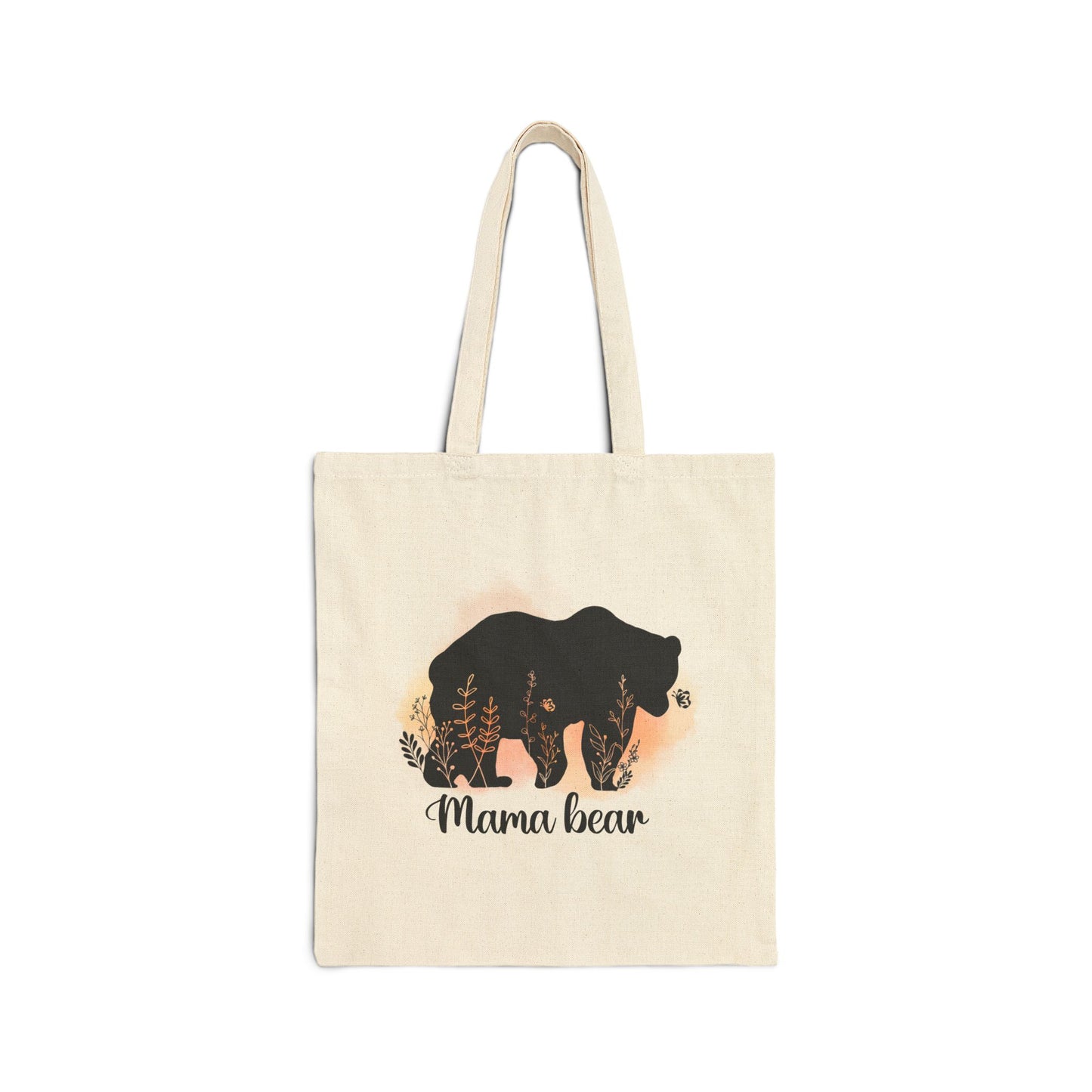 Mama Bear Canvas Tote Bag