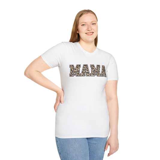 Leopard Print Mama Tee