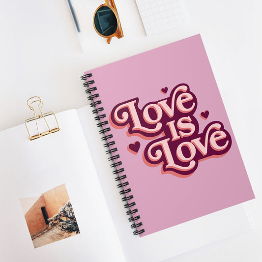 Love Is Love Spiral Notebook