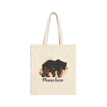Mama Bear Canvas Tote Bag