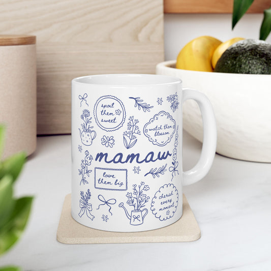 Cute Mamaw Mother's day mug gift