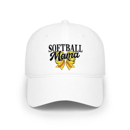 Proud Softball Mama Baseball Cap