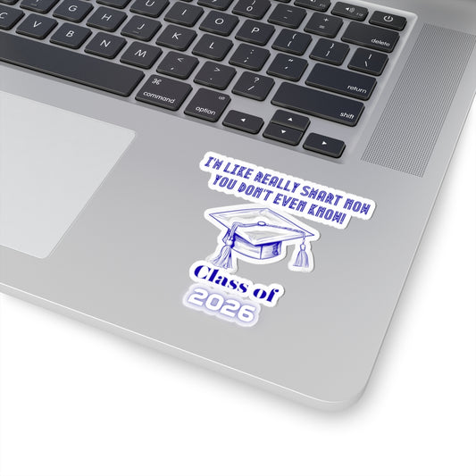 Class of 2026 Graduation Kiss-Cut Sticker