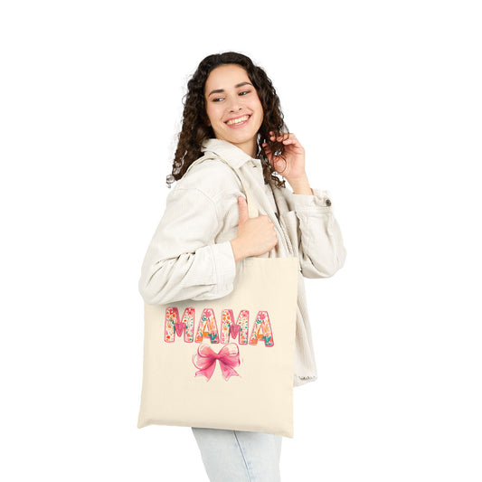 Mama Floral Tote Bag