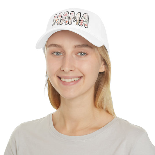 Mama Floral Low Profile Baseball Cap