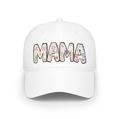 Mama Floral Low Profile Baseball Cap