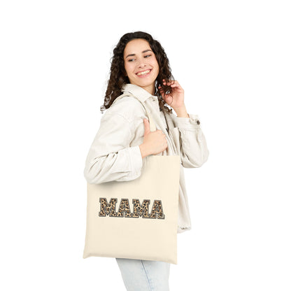 Mama Leopard Print Tote Bag