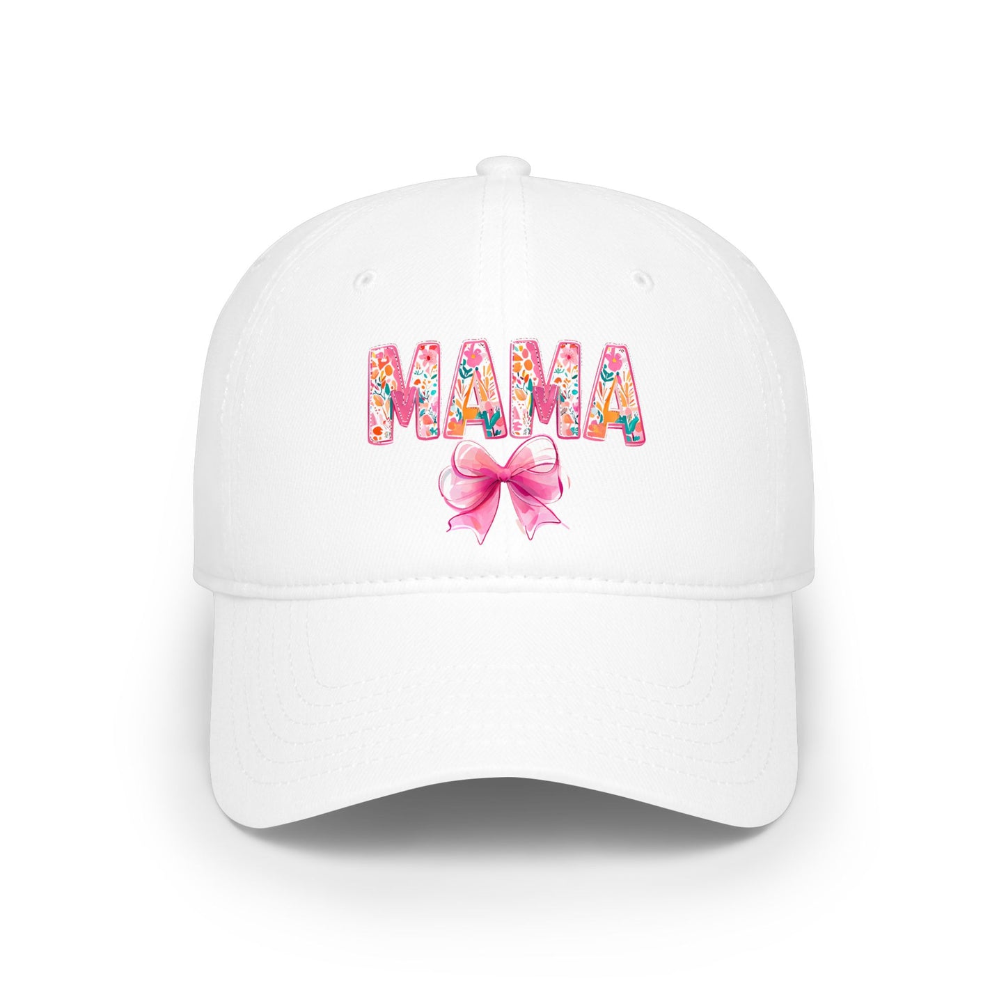 Pink Mama Floral Ball Cap