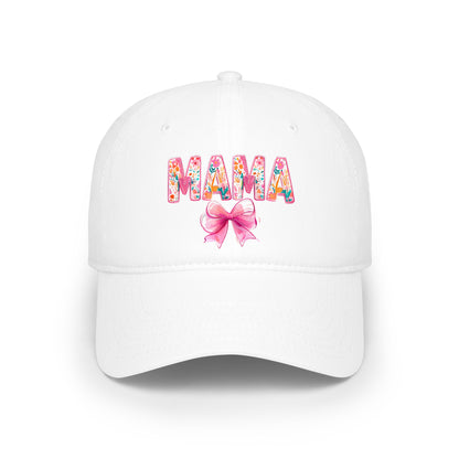 Pink Mama Floral Ball Cap