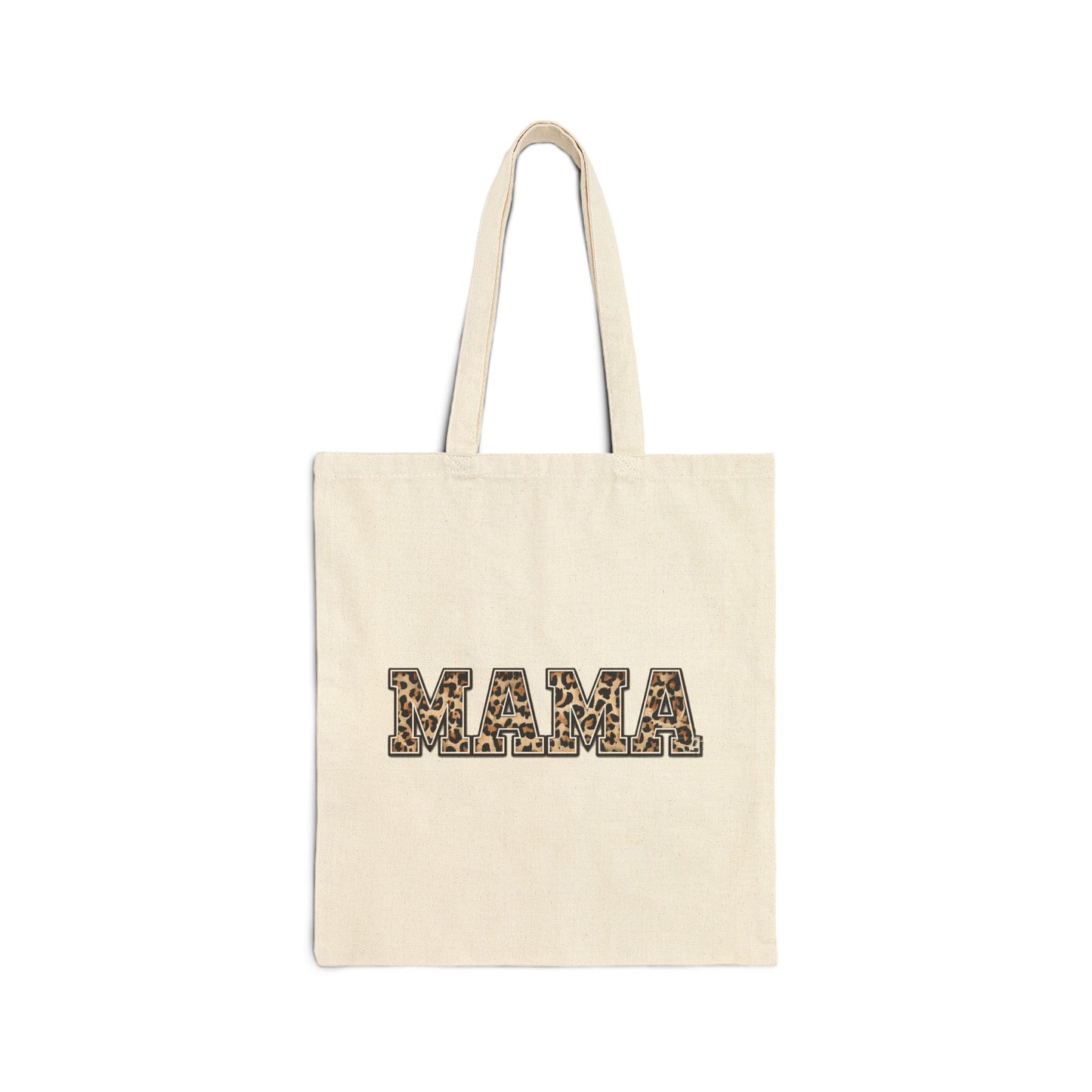 Mama Leopard Print Tote Bag