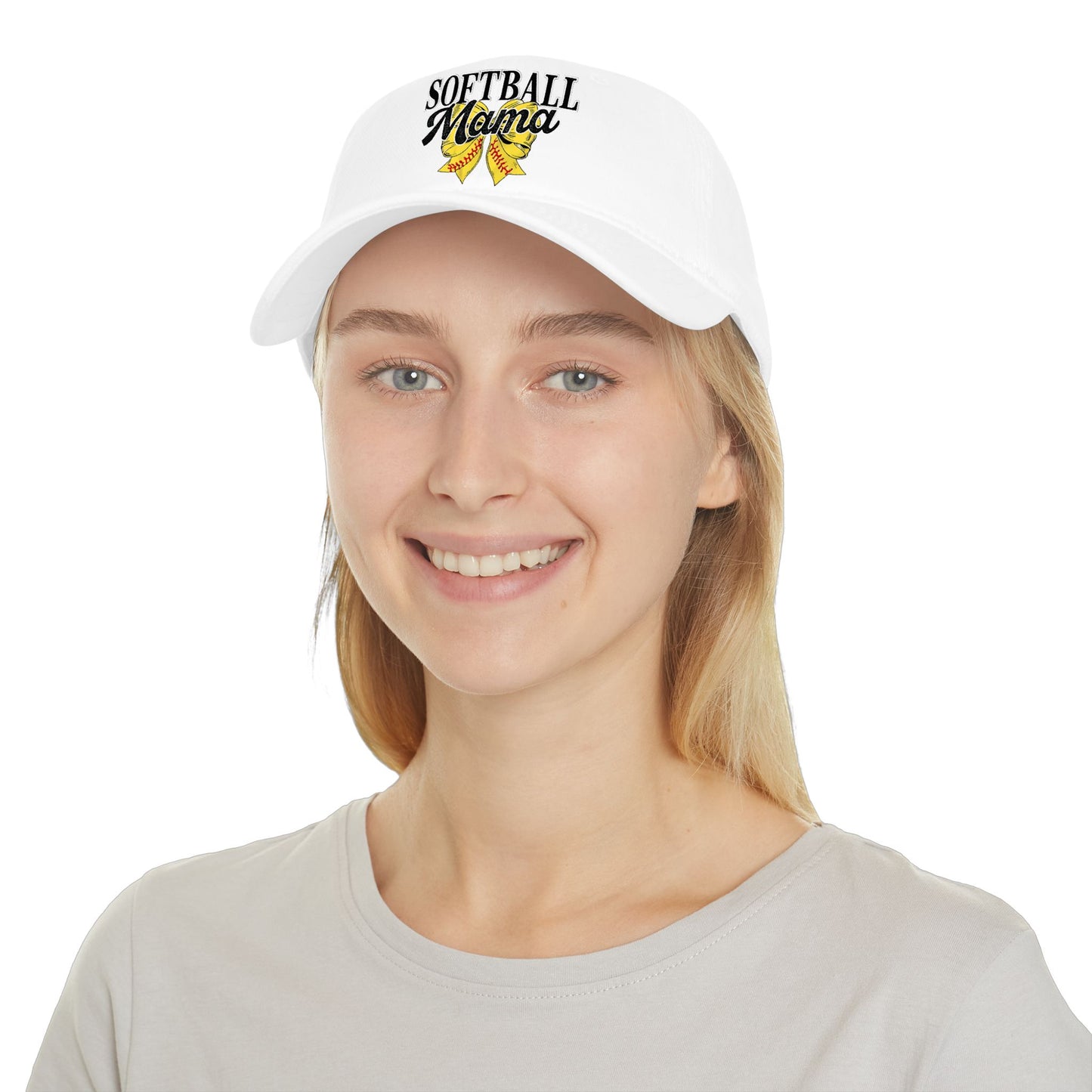 Proud Softball Mama Baseball Cap