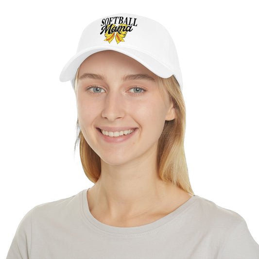 Proud Softball Mama Baseball Cap